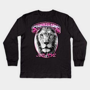 Stronger King Kids Long Sleeve T-Shirt